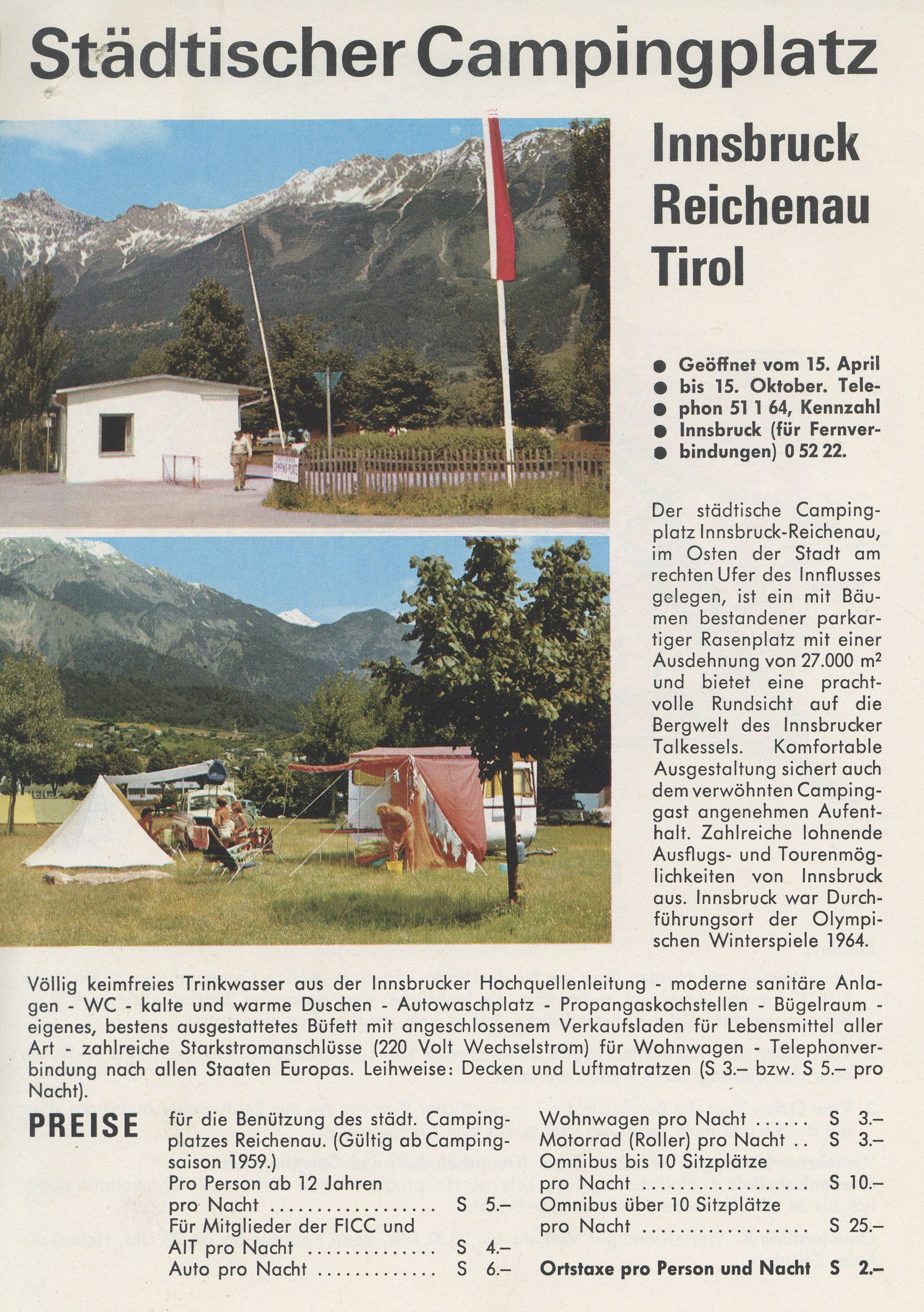 Camping In Innsbruck