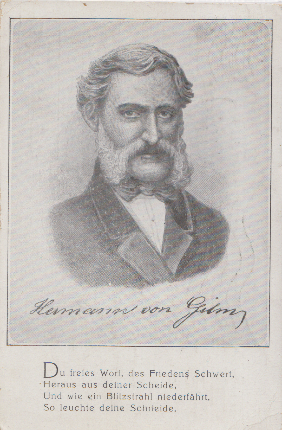 Hermann Von Gilm Zu Rosenegg (1812 – 1864)