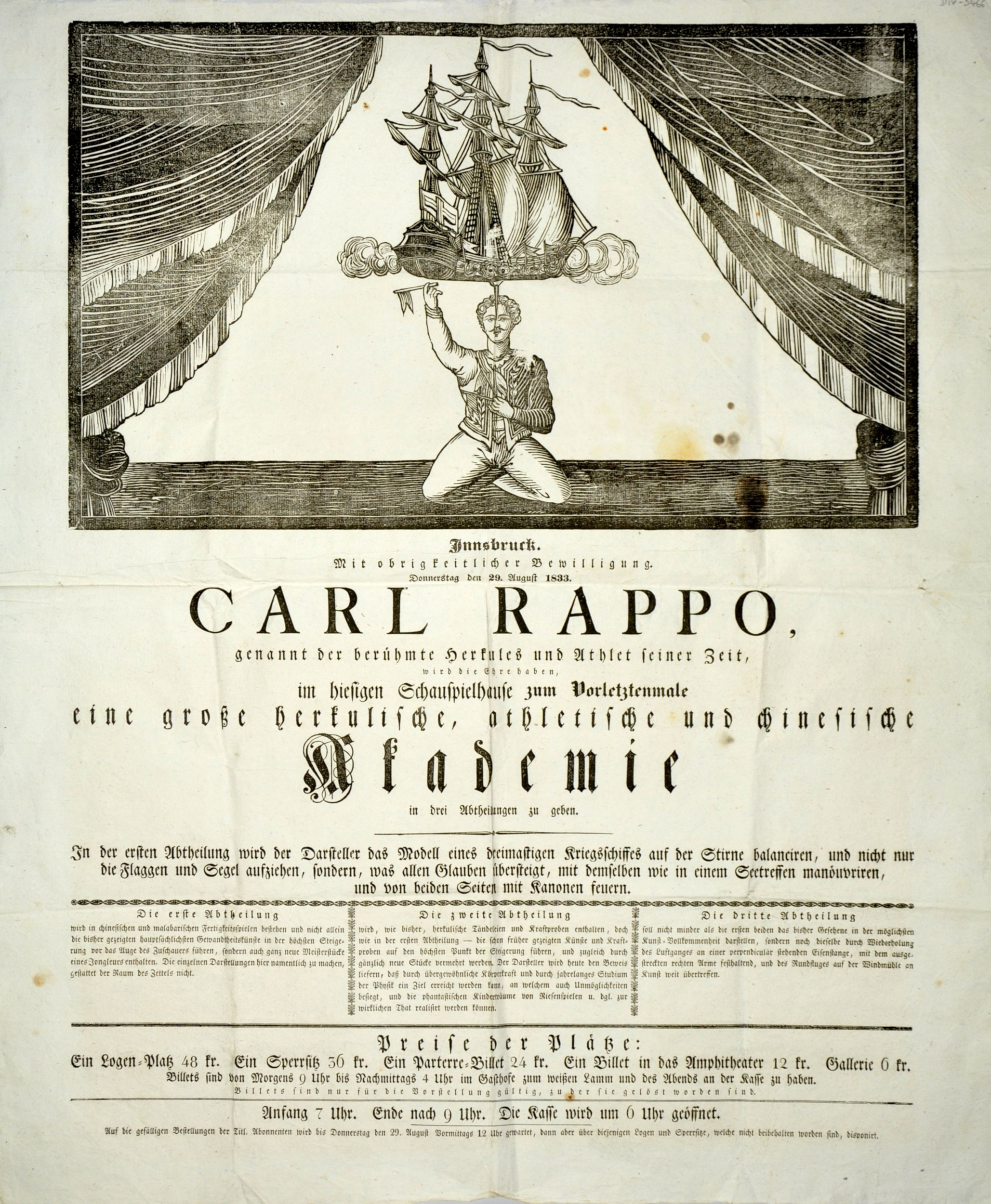 Carl Rappo, Der Innsbrucker Herkules. Teil 2