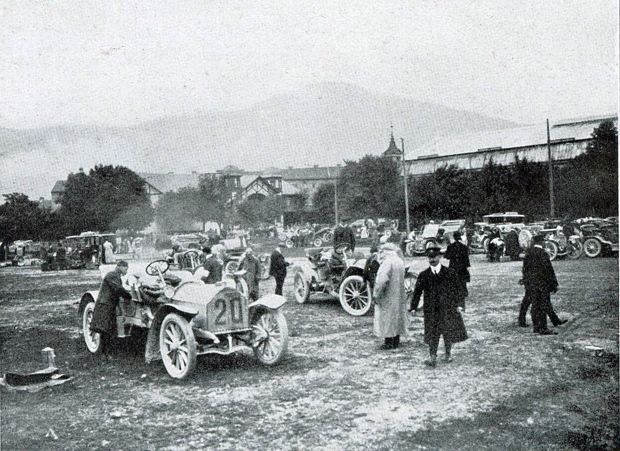 Autowerbung Anno 1906