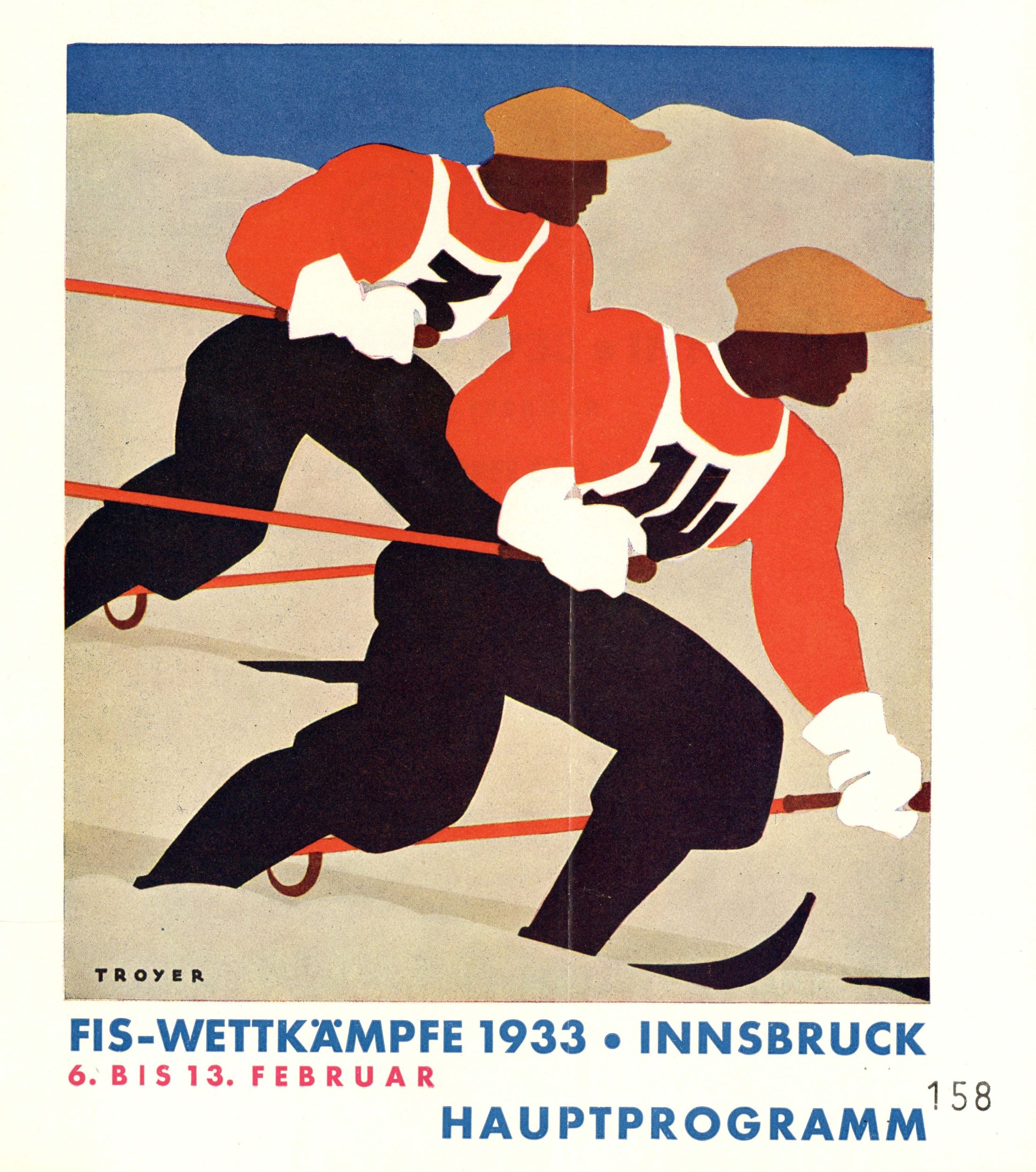Die FIS-Wettkämpfe 1933 (I.)