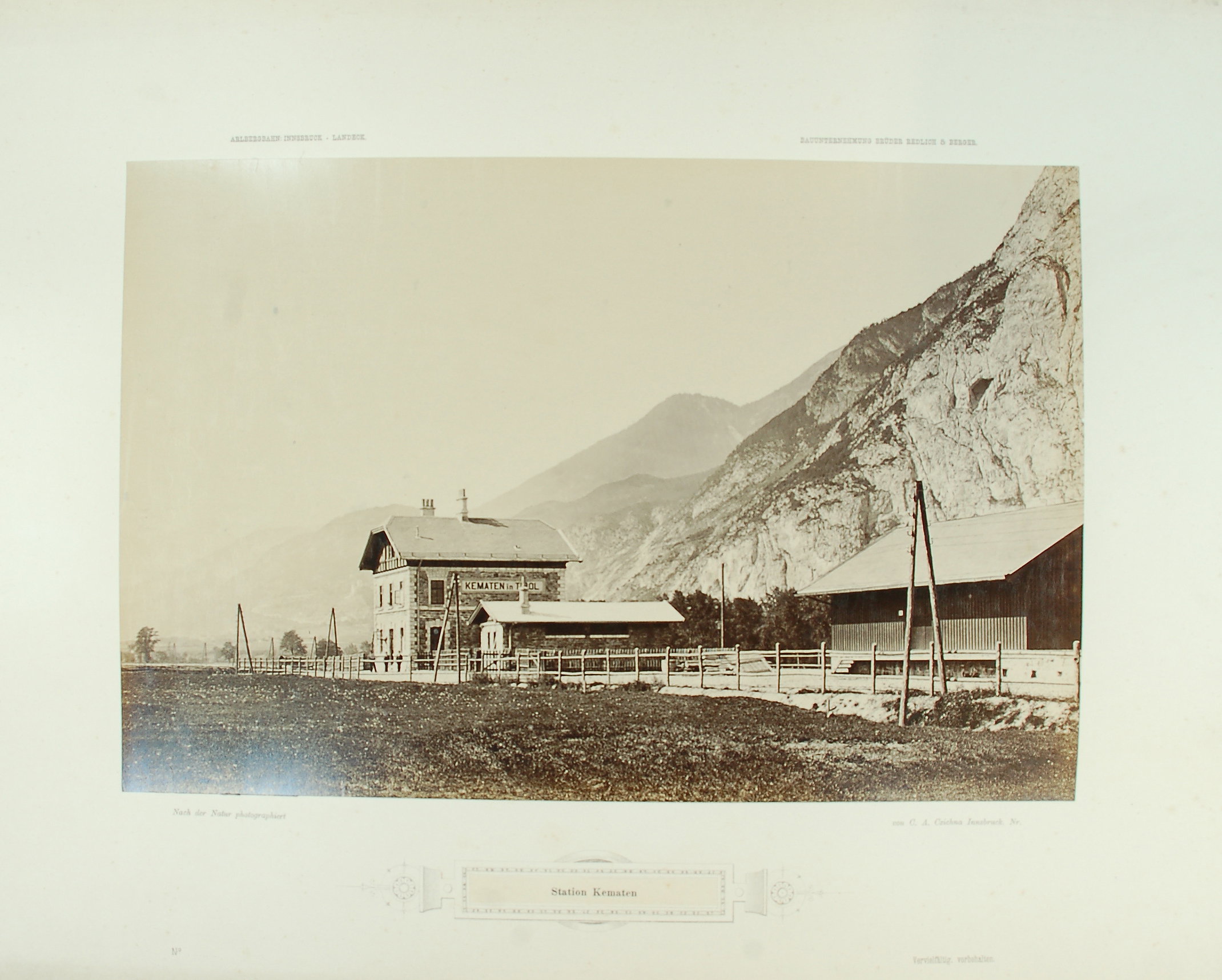 Der Bau Der Arlbergbahn In Bildern – Nächster Halt Kematen