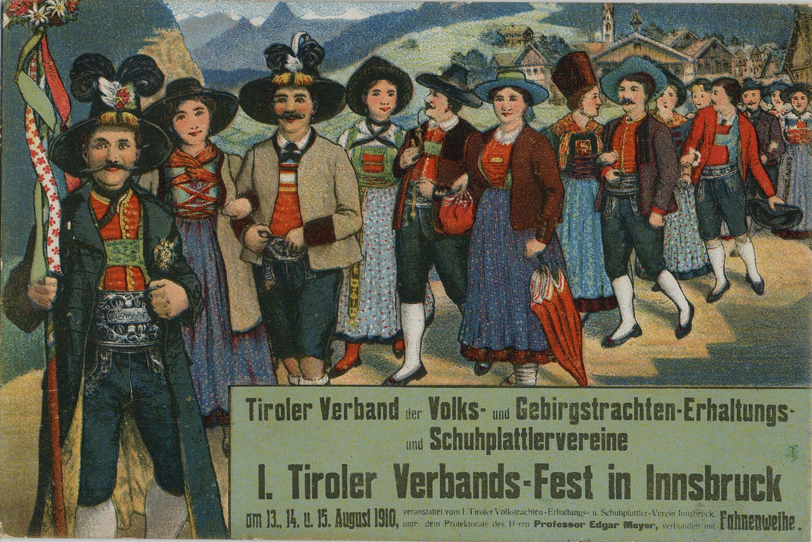 Großes Trachtenfest In Innsbruck