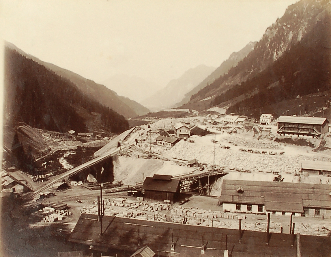 Der Bau Der Arlbergbahn – Großbaustelle