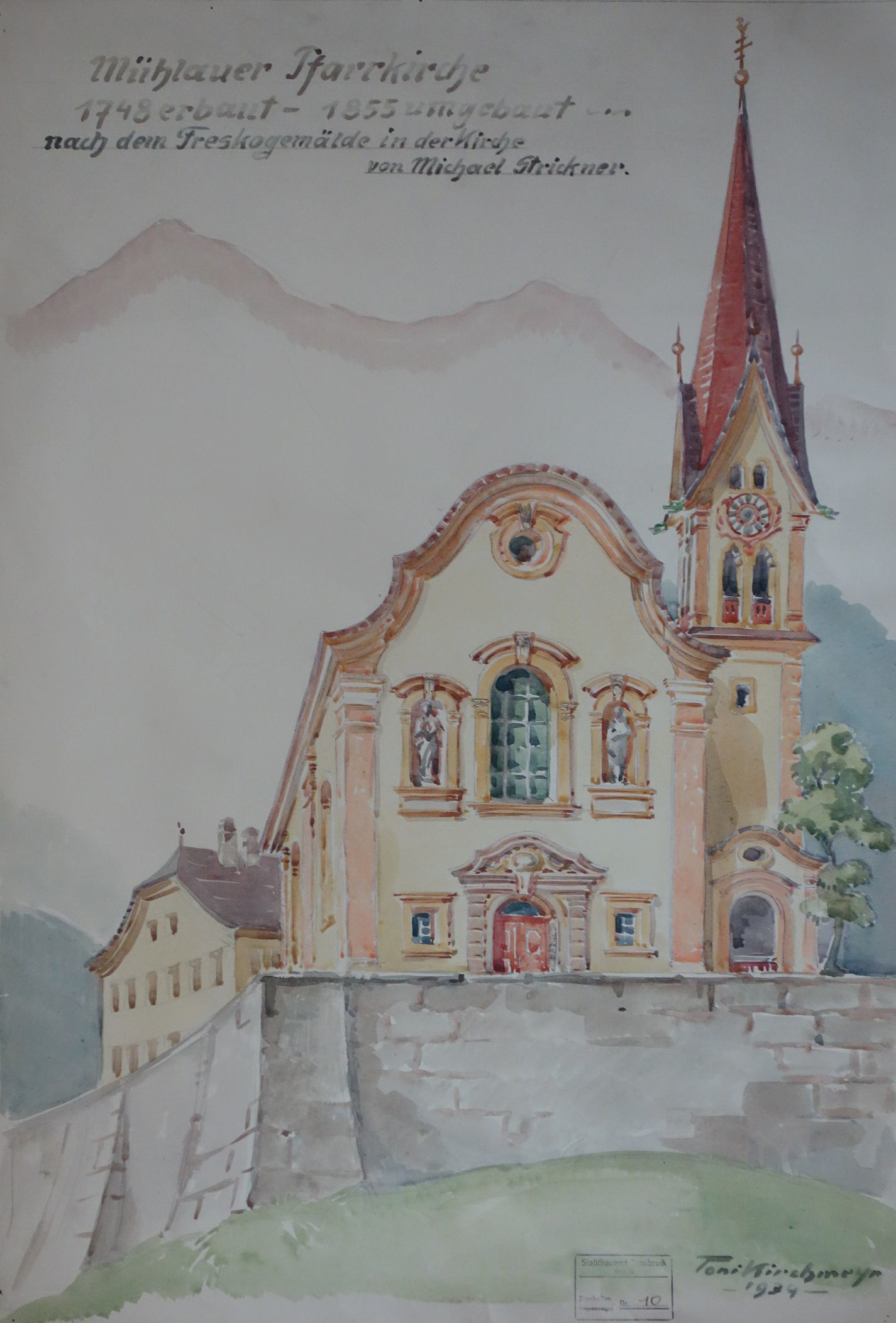 Die Mühlauer Pfarrkirche, Teil 1