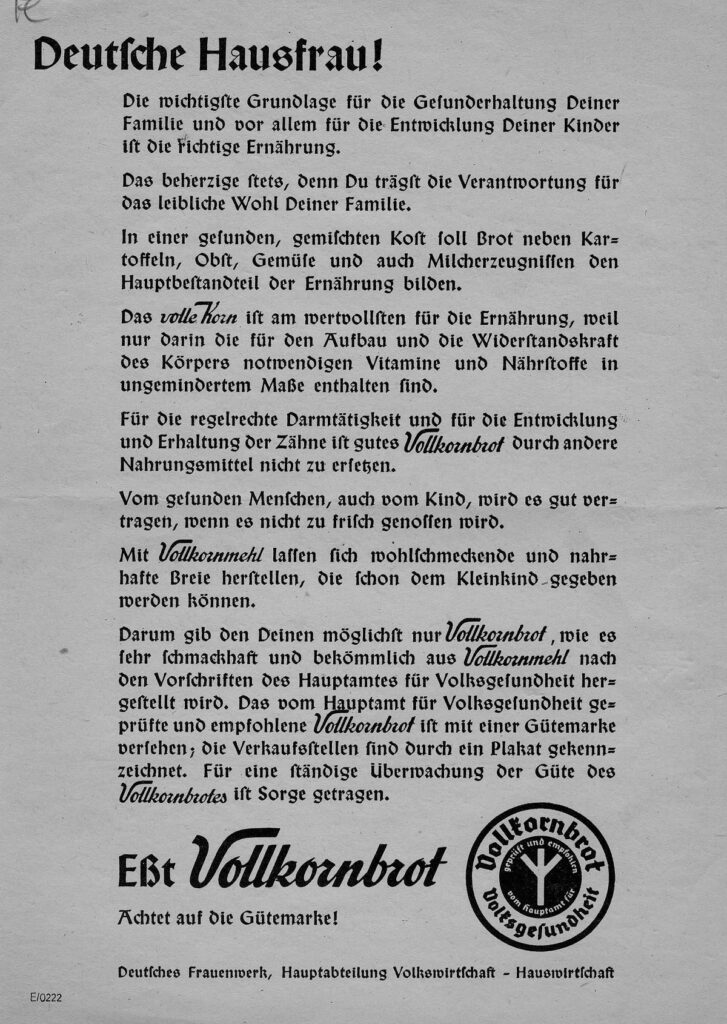 Vollkornbrot vür Volksgesundheit! – Innsbruck erinnert sich