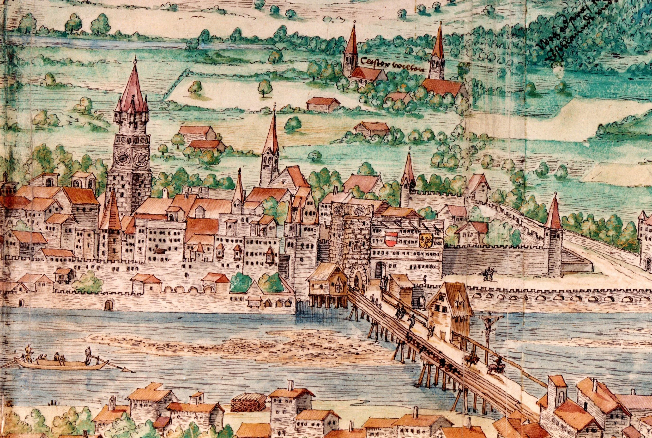 Durch Die Tore In Die Stadt