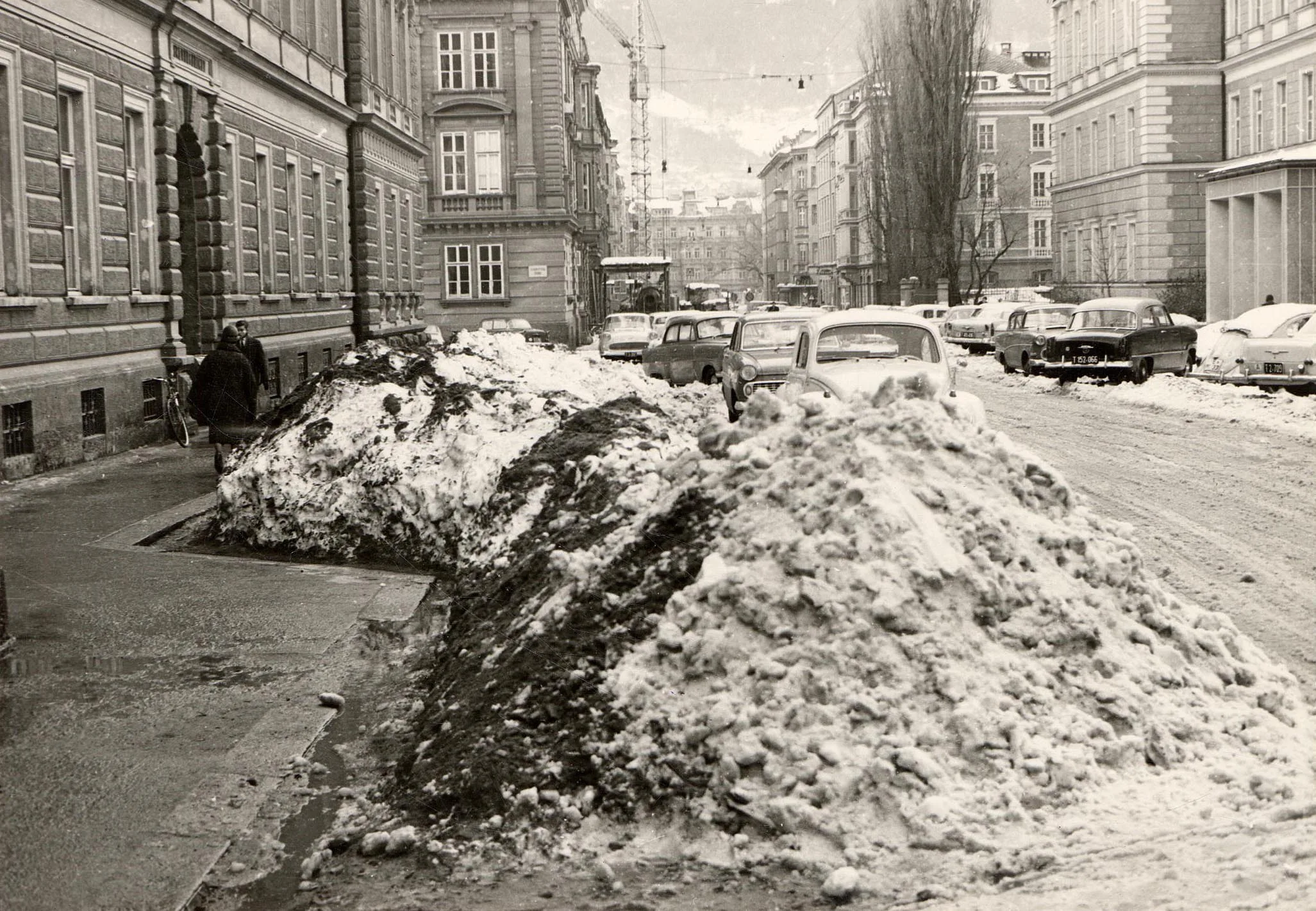 Schnee In Der Stadt