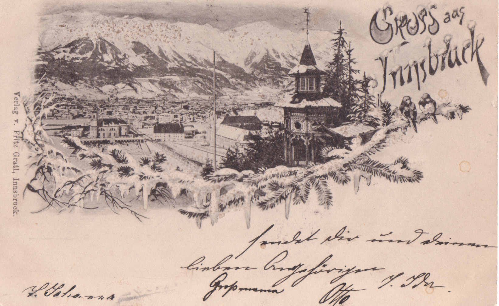 Winterliche Grüße Aus Innsbruck