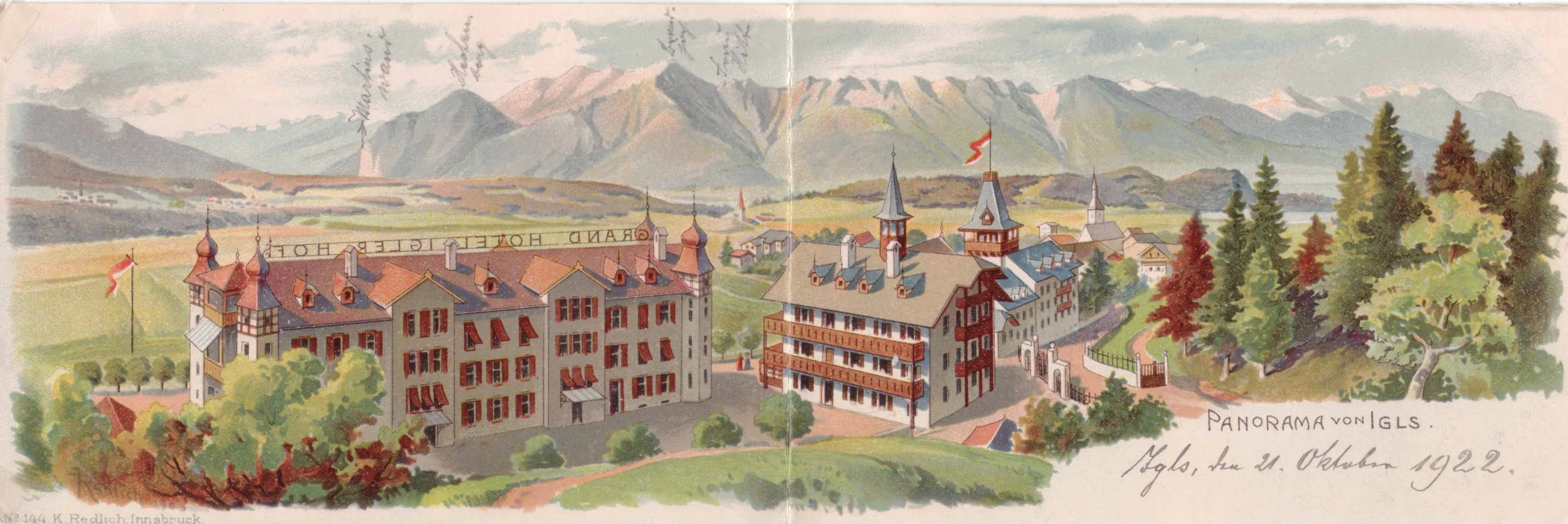 Eine Beeindruckende Panoramapostkarte