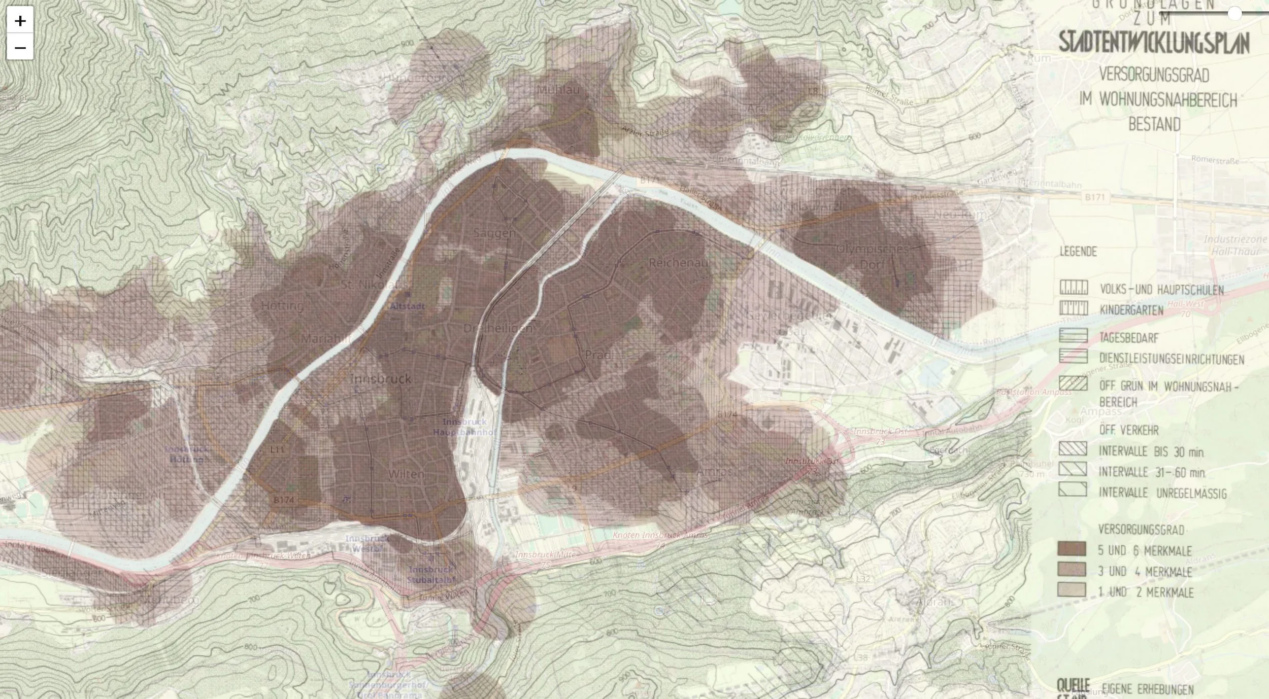 Map Stories: #Versorgt In Innsbrookgrad