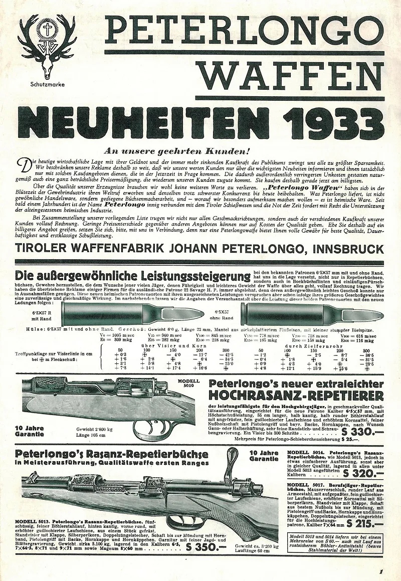 Waffen-Neuheiten