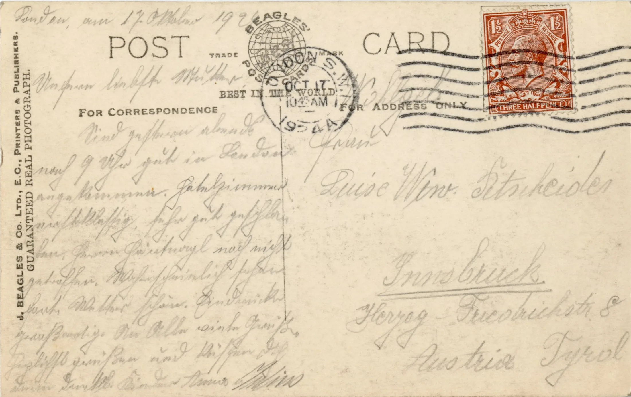 „Wetter Schön. Eindrücke Großartig.“