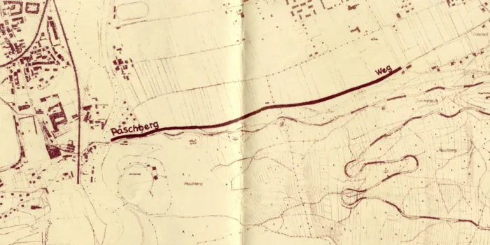 Ausschnitt Eines Lageplans Des Stadtbauamts Innsbruck Von 1941 Zu „Straßen-Neu- Und Umbenennungen“