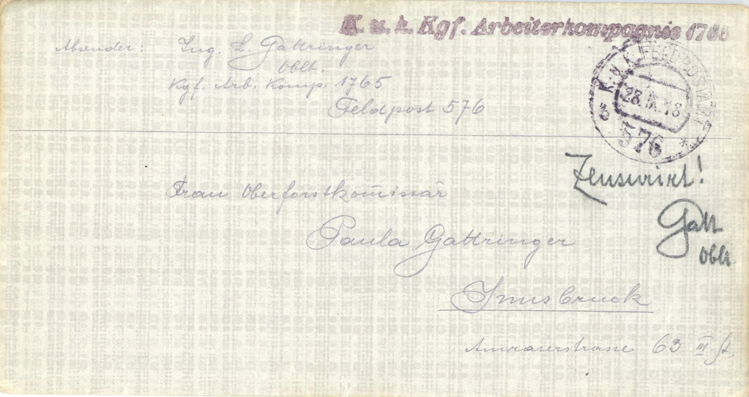 K.u. K. Kriegsgefangenen-Arbeiter-Abteilung