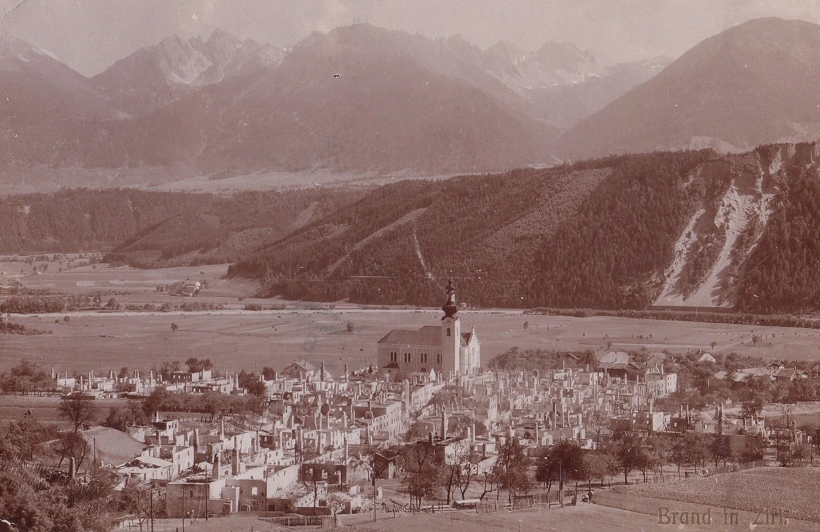 Der Große Brand In Zirl