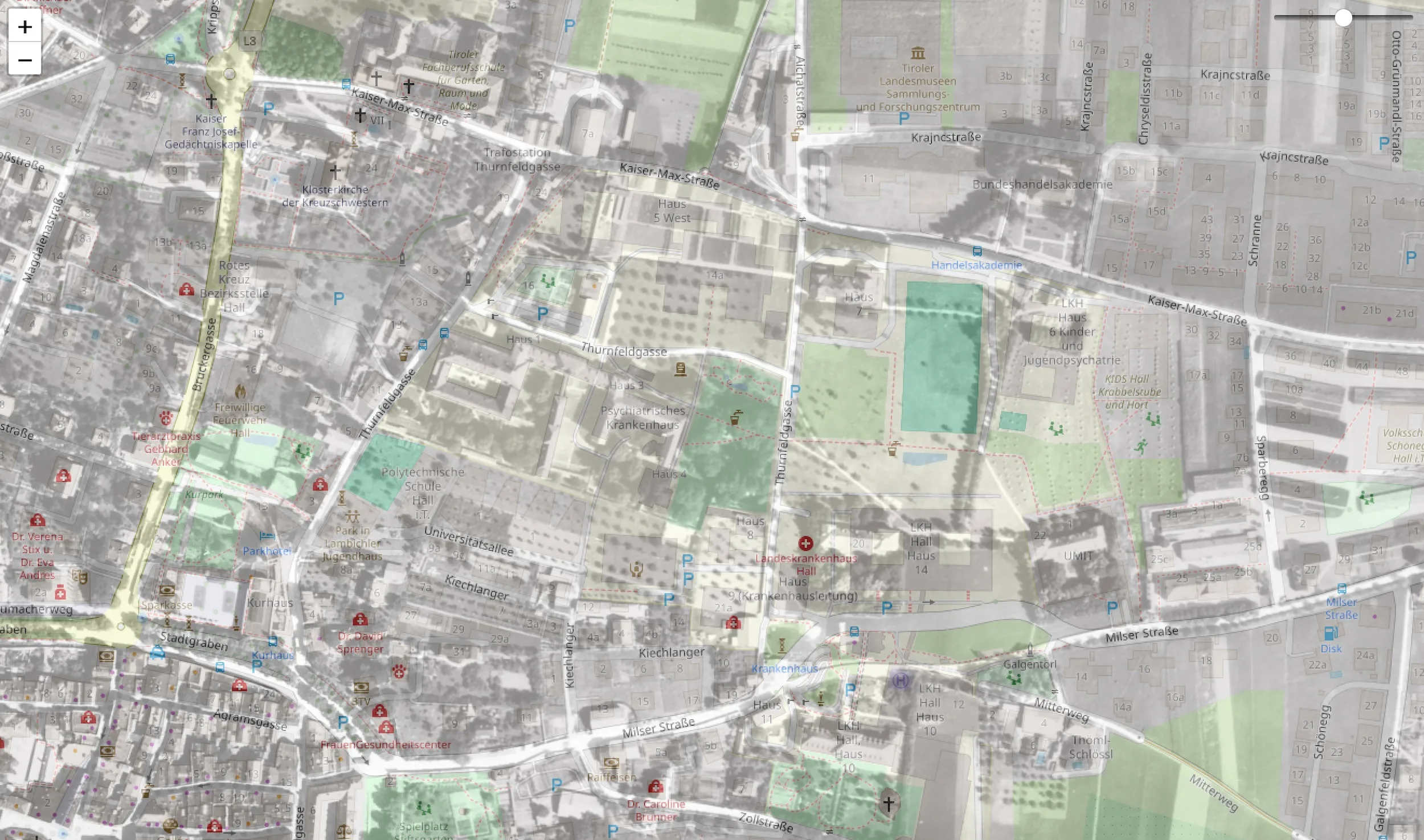 Map Stories: #Solbad Hall 1940