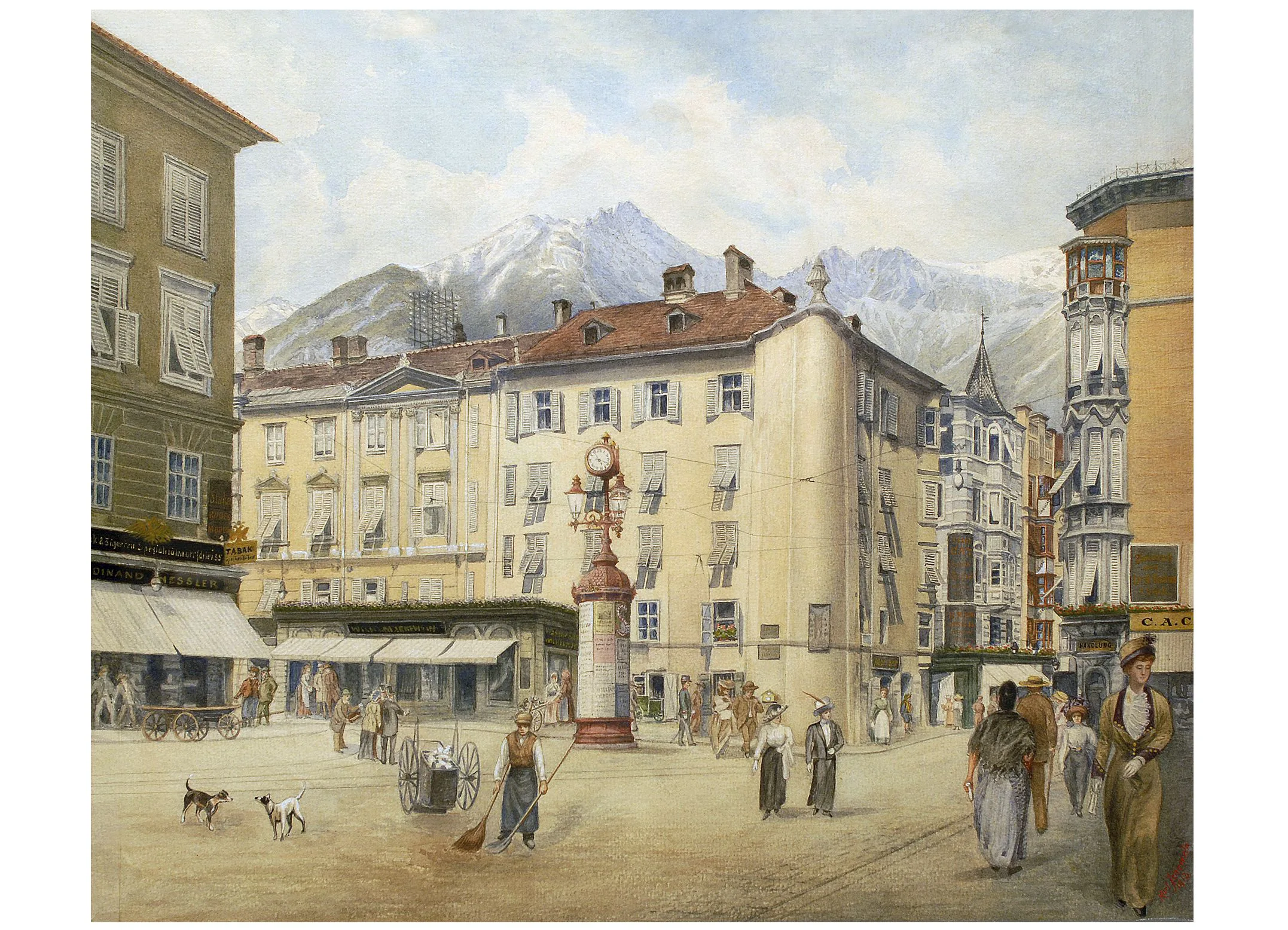 Eine Idyllische Stadtansicht