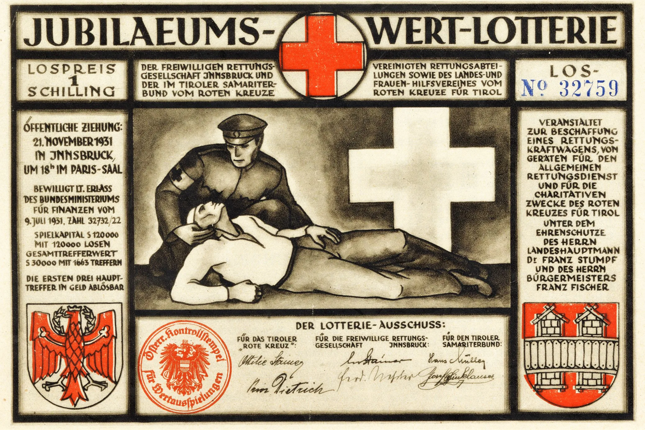 Wenn Leere Kassen Erfinderisch Machen: Die Innsbrucker Rettungslotterie Von 1931