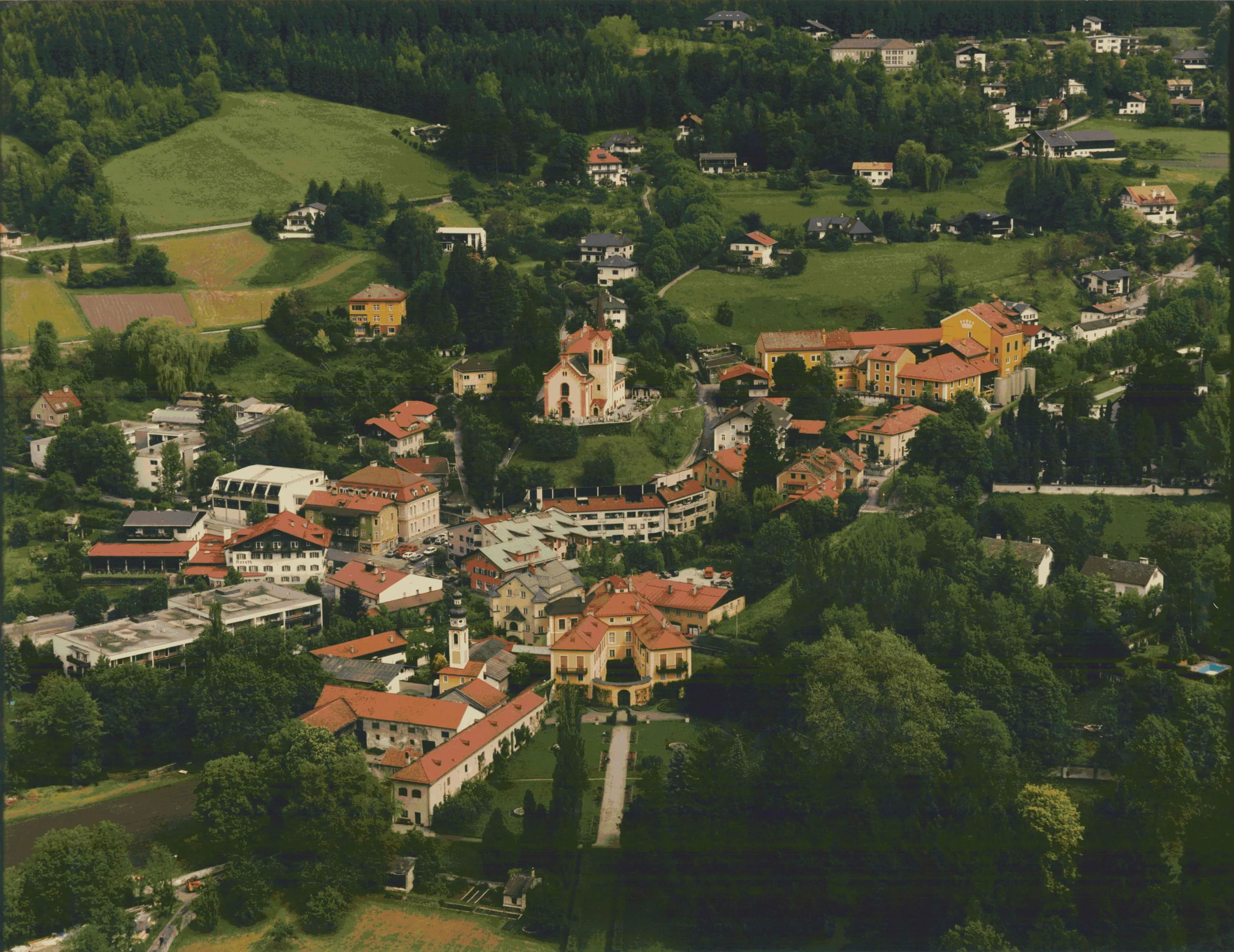 Schrägluftbild: Mühlau