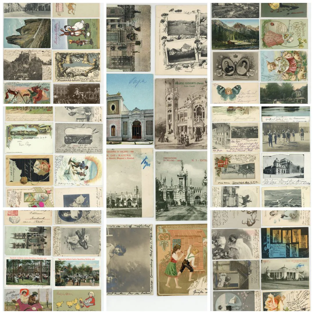 157 Ansichtskarten An Egon