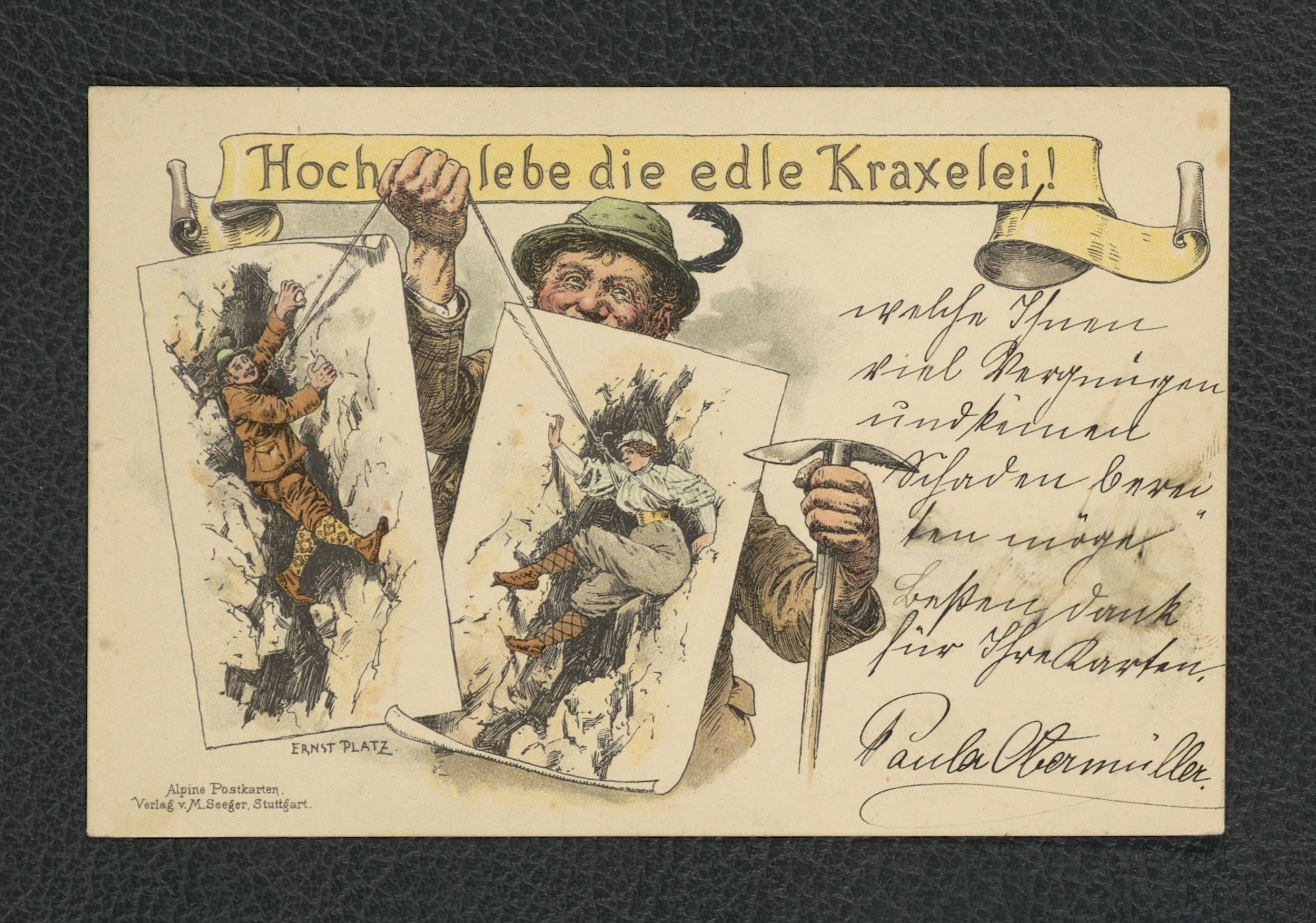 „Hoch Lebe Die Edle Kraxelei“