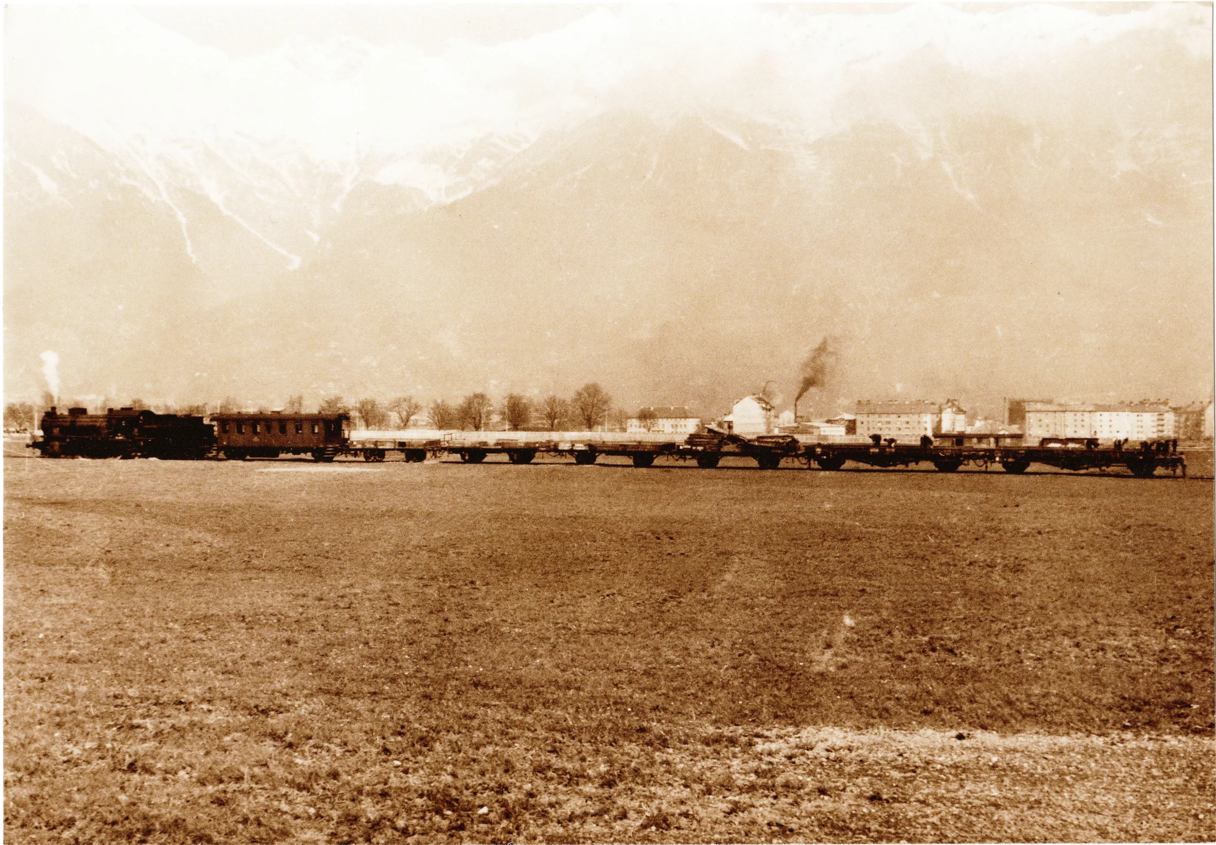 Der Bau Der Nordtiroler Eisenbahn -„Umgehungsbahn“ Von Innsbruck