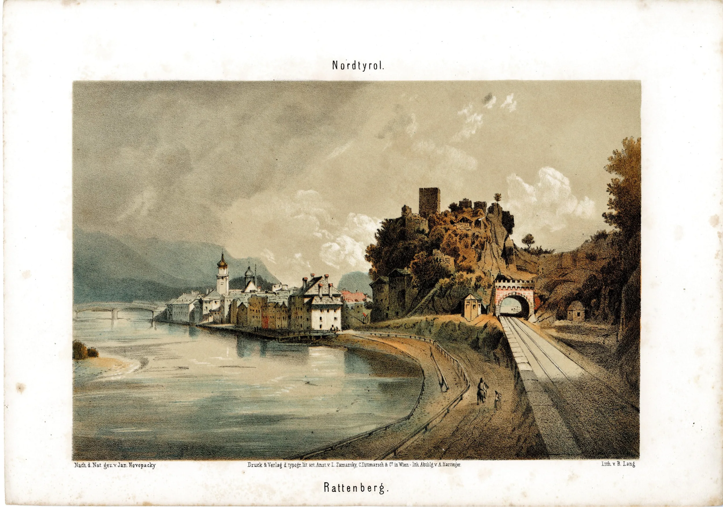 Der Bau Der Nordtiroler Eisenbahn – Der Einzige Tunnel