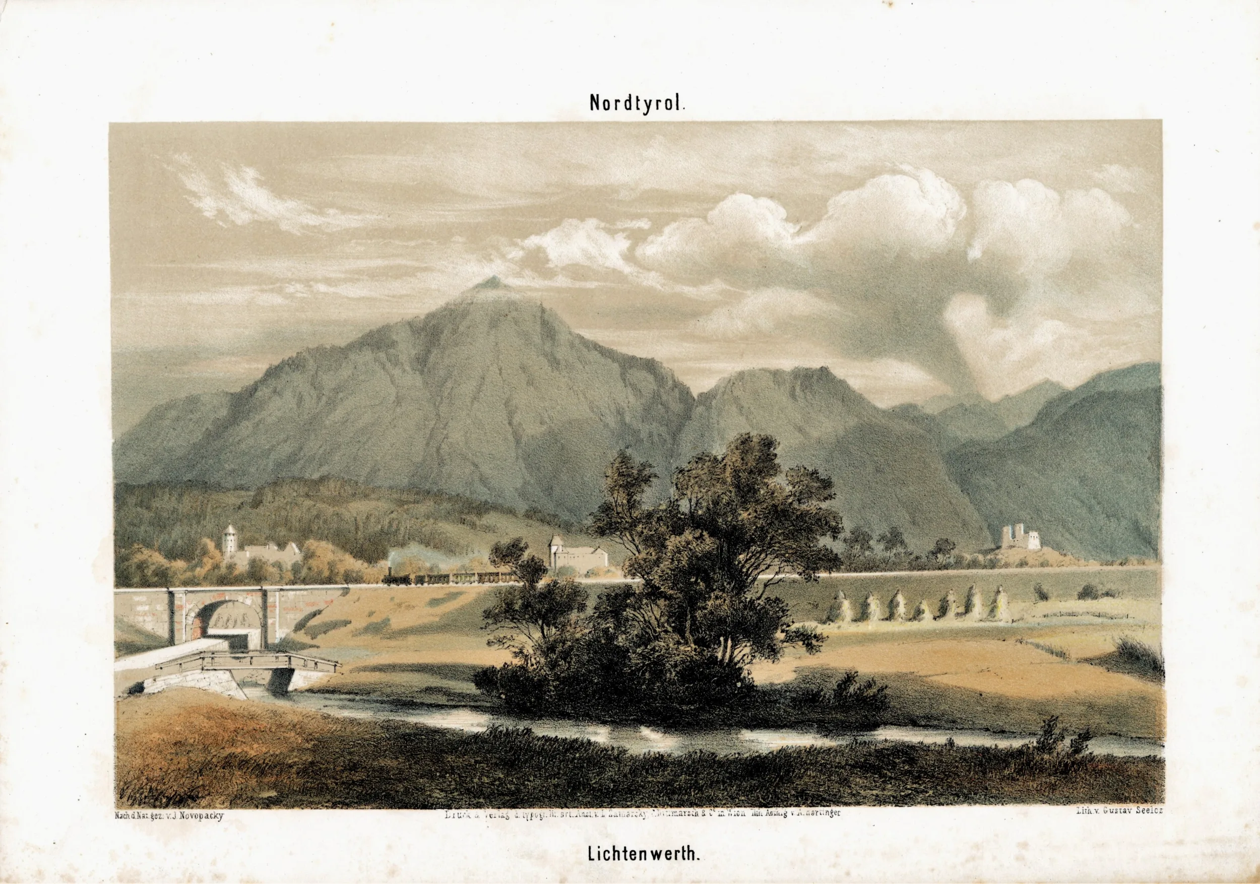 Der Bau Der Nordtiroler Eisenbahn – Burgenpanorama