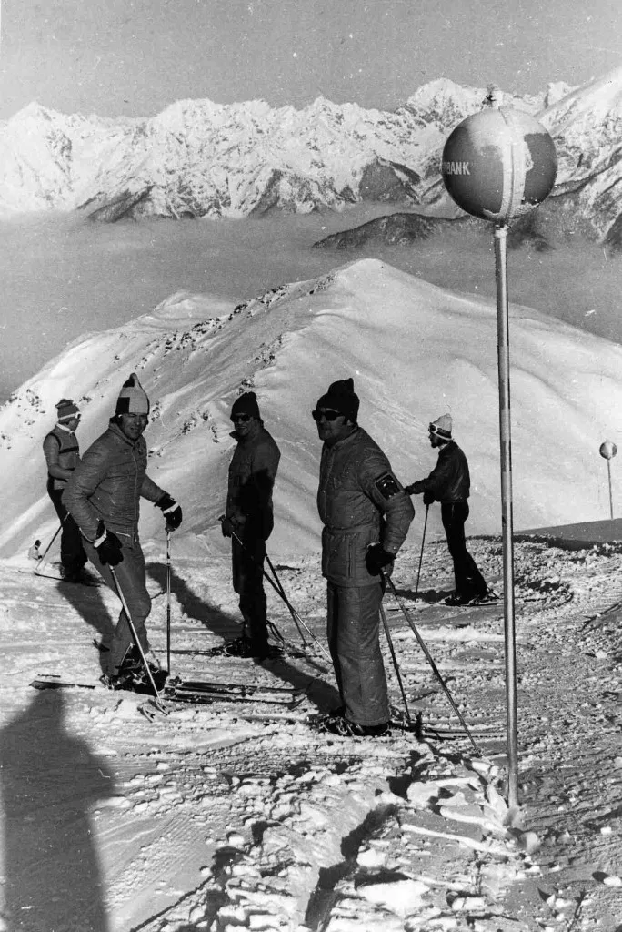 Weihnachtskugeln Für Die Skipiste