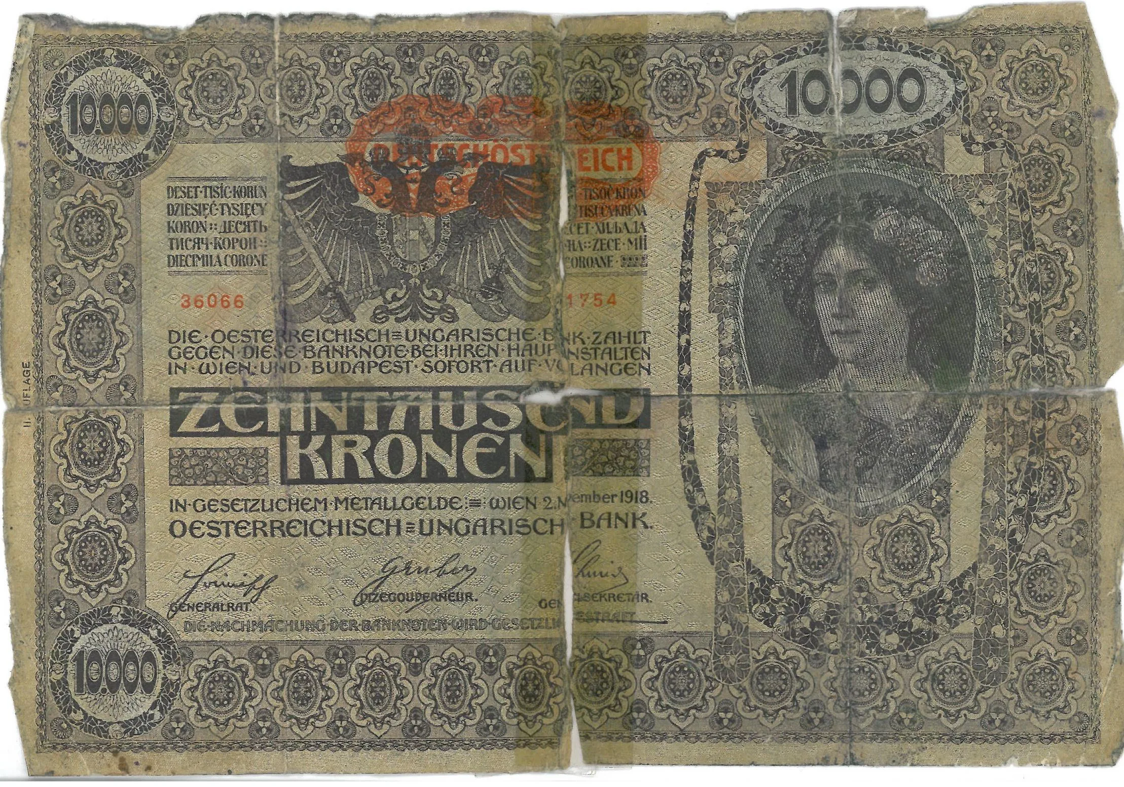 Viel Wirbel Um Einen Stempel Auf Dem Geldschein