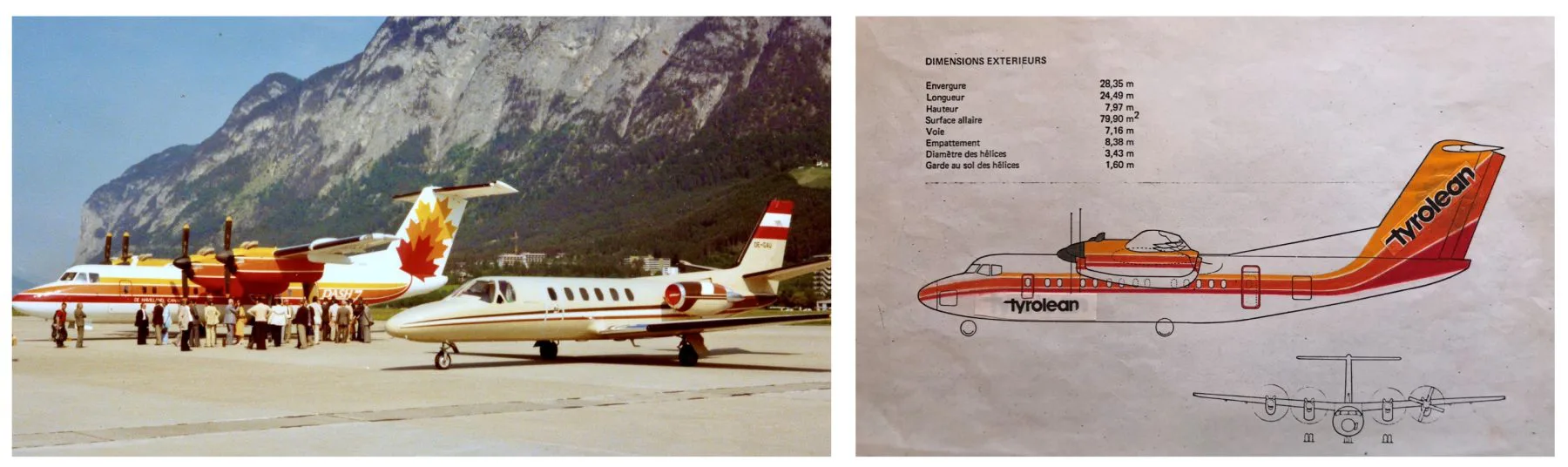 Wie Kam Es Zur Ursprünglichen Bemalung Der Tyrolean Airways Dash 7?