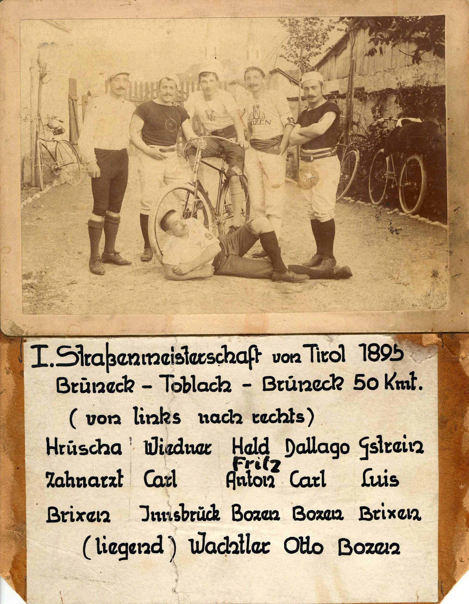 Ein Radpionier (noch Einer)