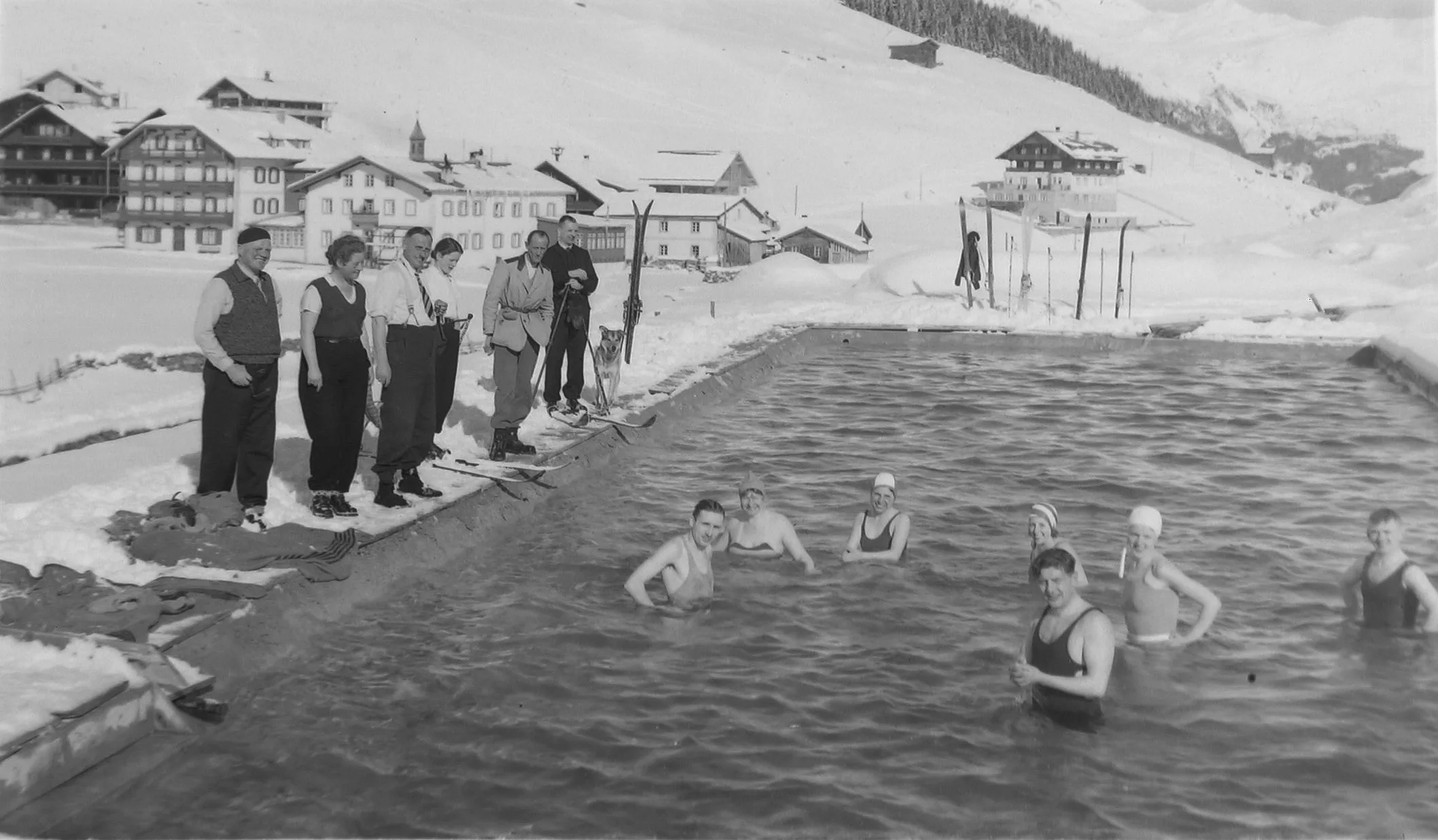 Ein Warmes Bad In Eiseskälte