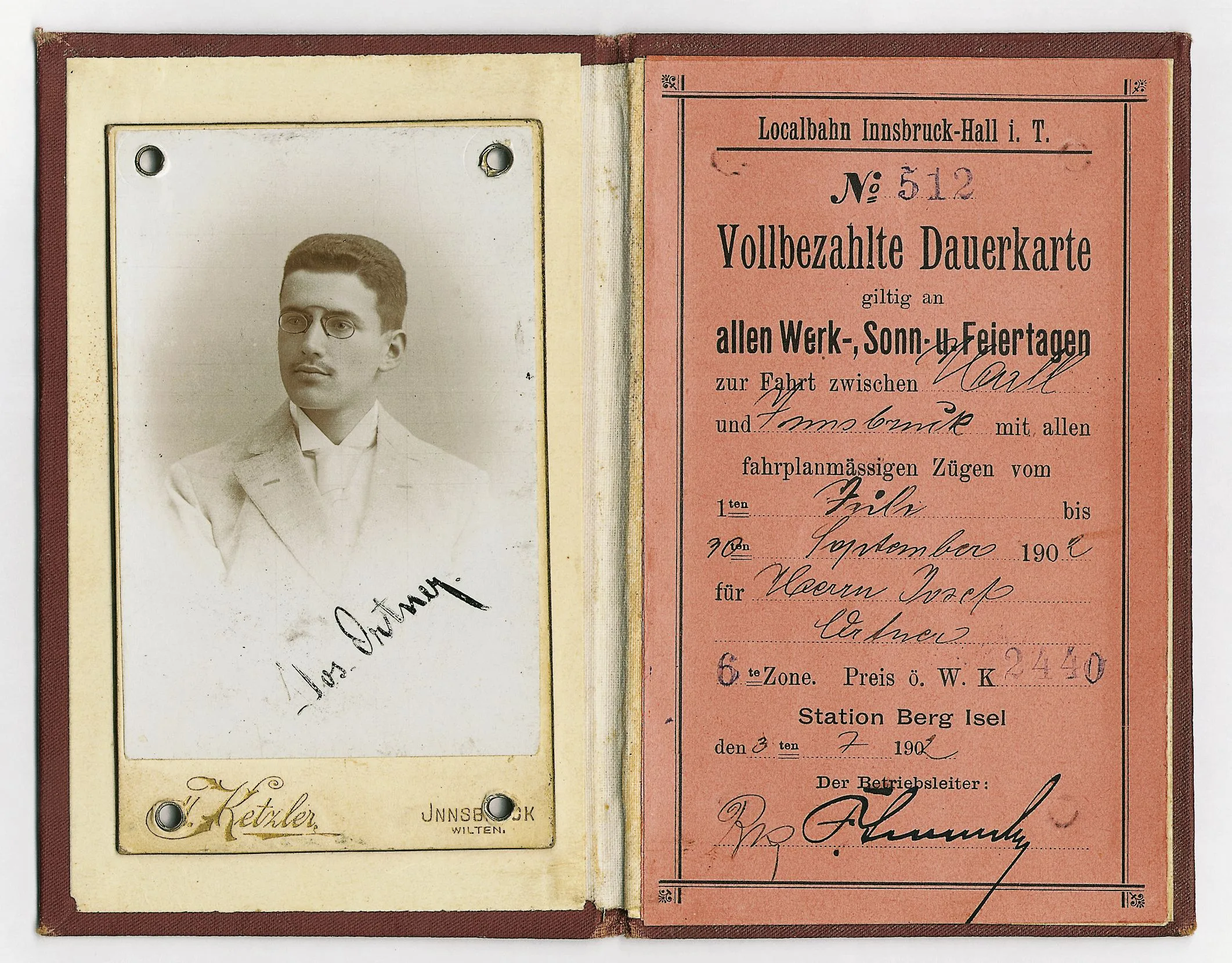 Eine Dauerkarte Für Die Lokalbahn