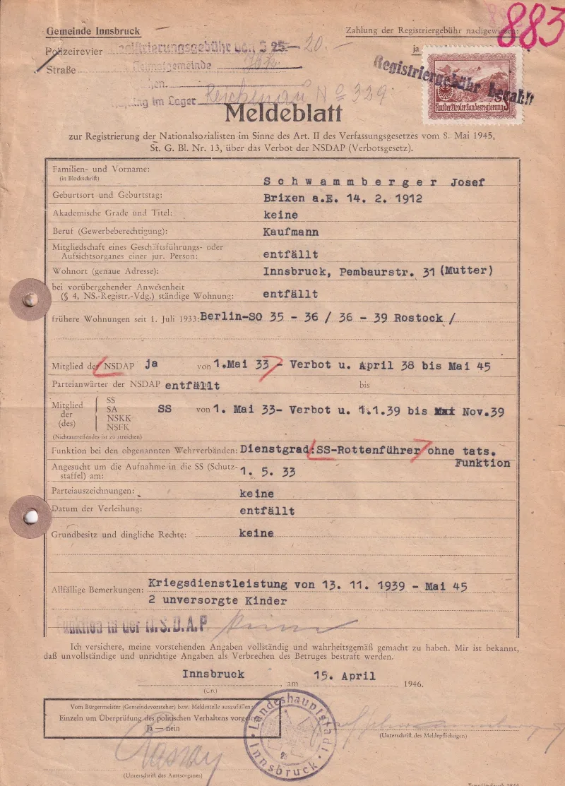 Josef Schwammberger (I.)