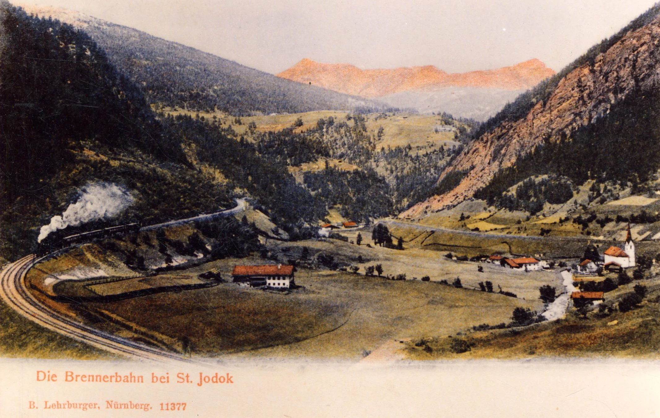 Erinnerung An Die Brennerbahn  – „Stafflach Und Tunnel Von Jodock“