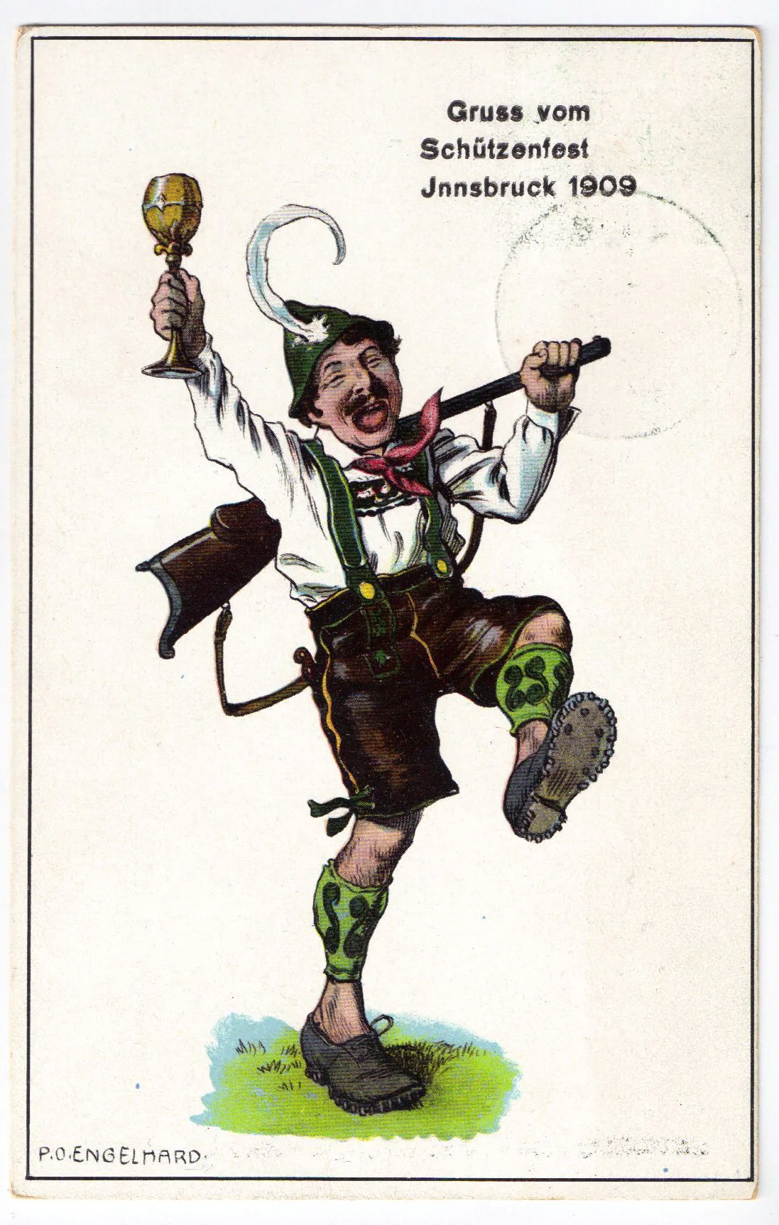 Gruß Vom Schützenfest 1909