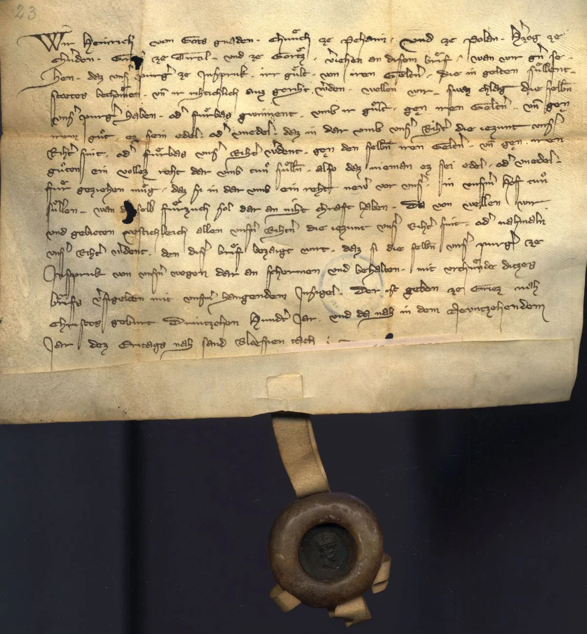 Urkunden – Klein Und Groß (III.)