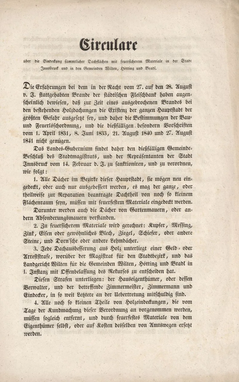 Ein Feuerfestes Dach über Dem Kopf