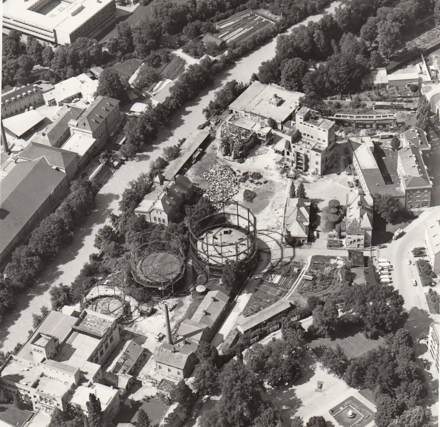 Gaswerk Von Oben