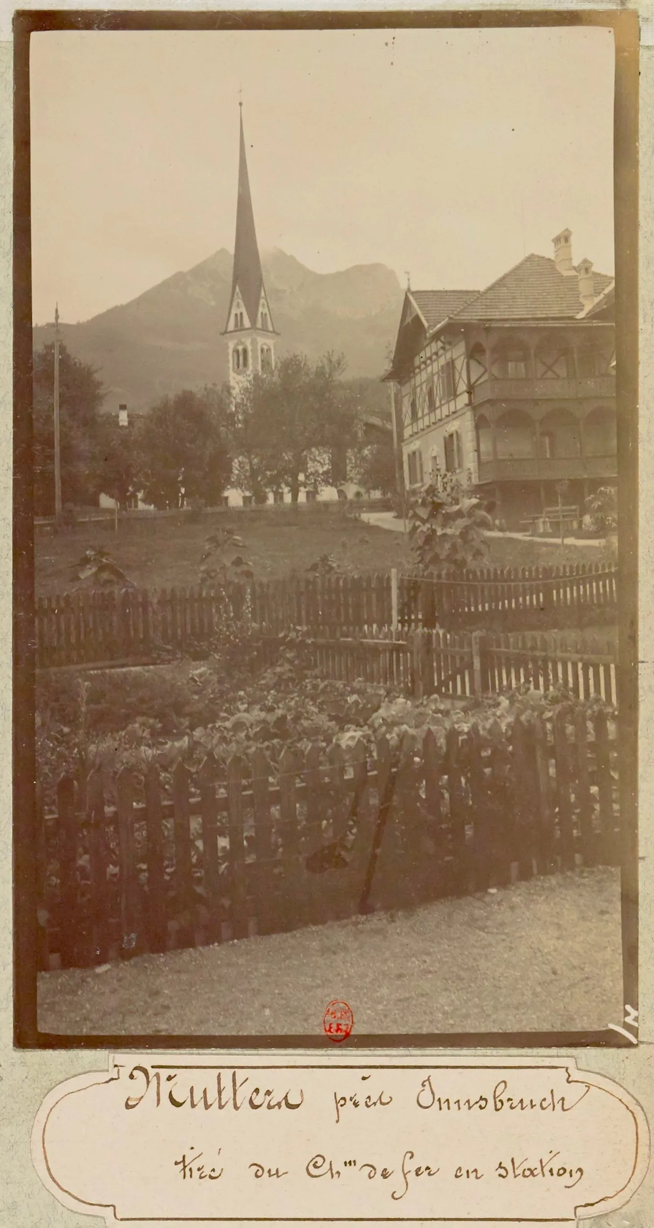 Vacances 1905. Strasbourg, Suisse, Innsbruck
