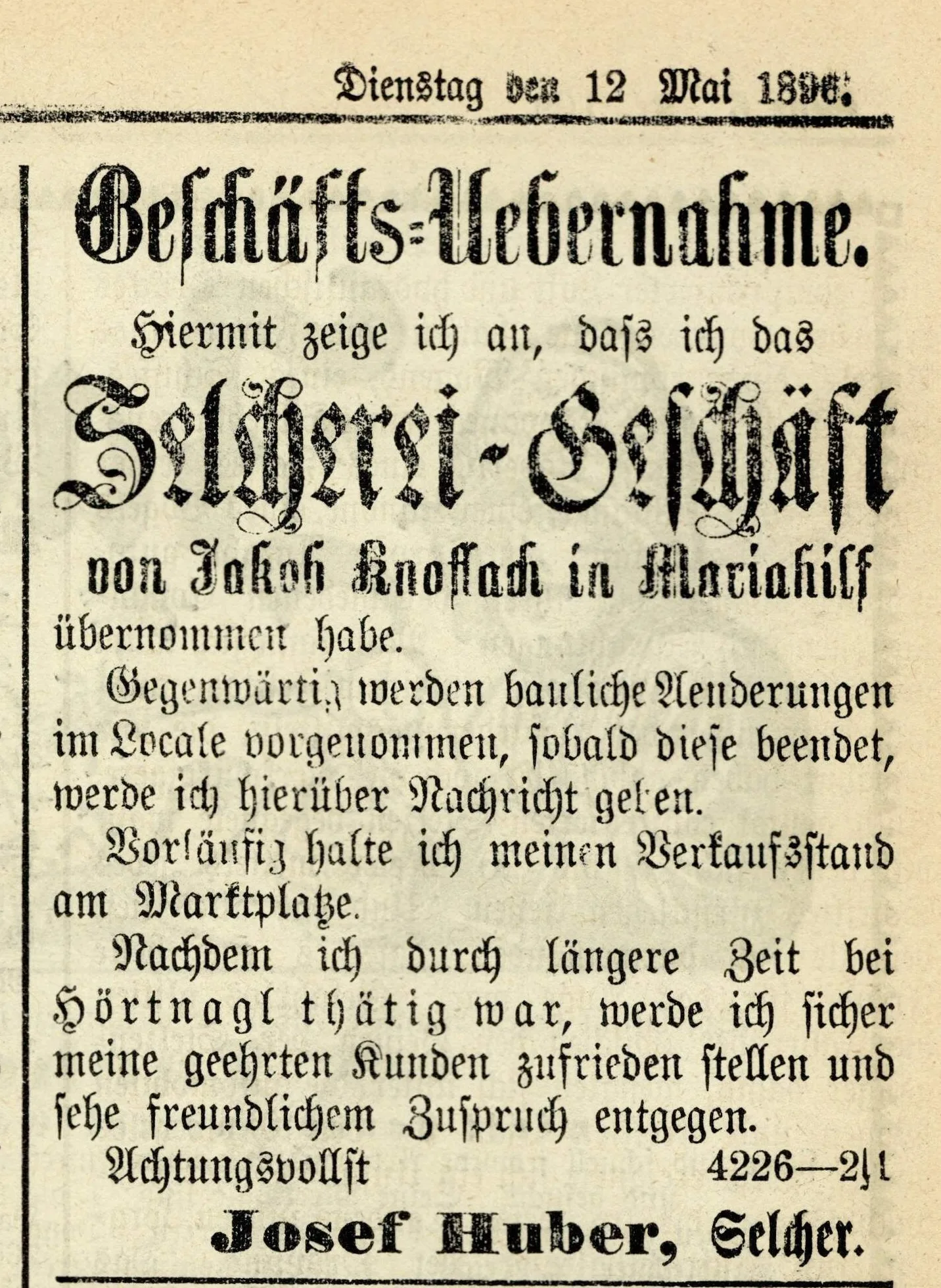 True Crime Kulinarischer Stadtrundgang 1903: #Nacht 2