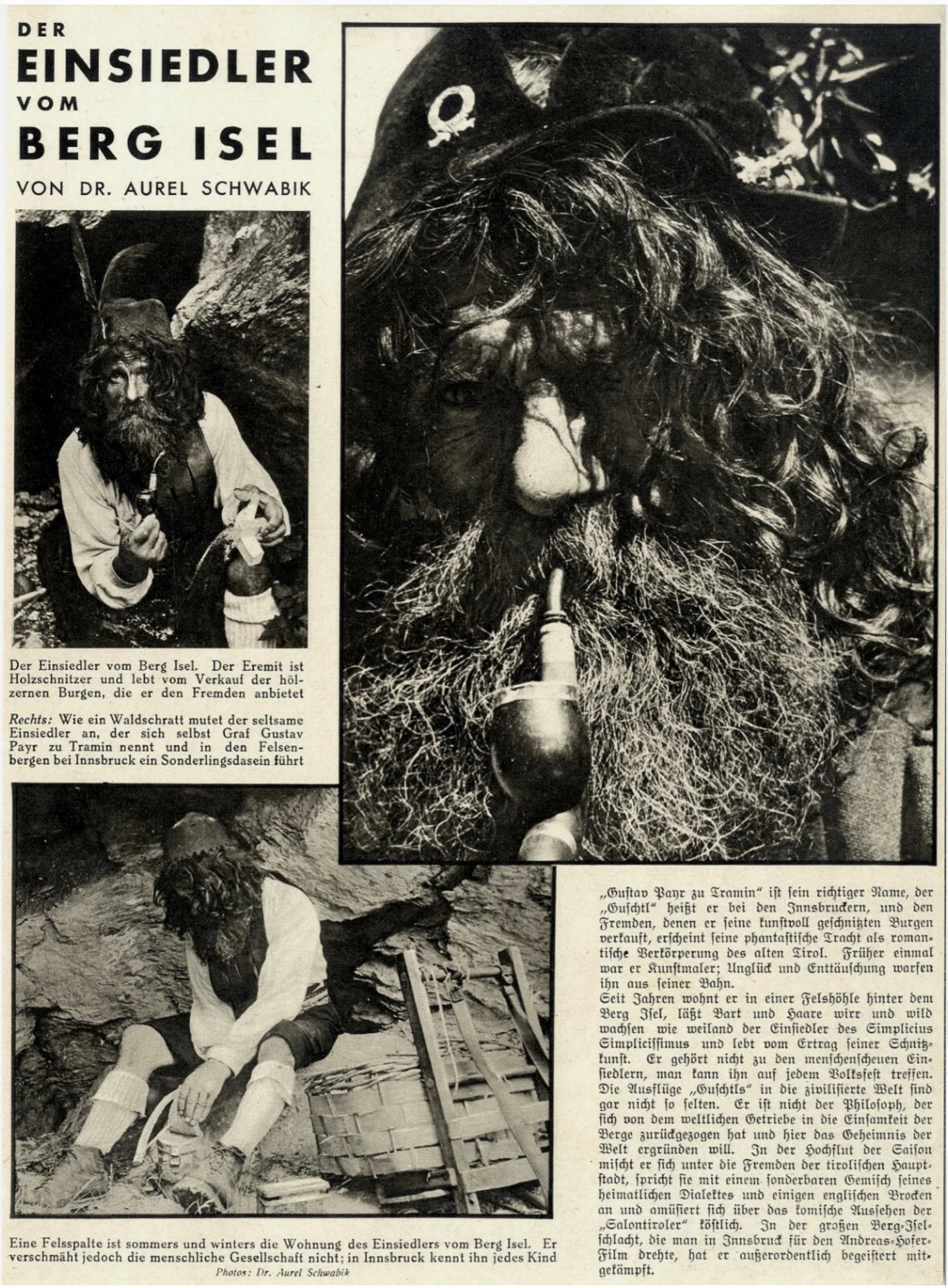 Der Sillschlucht-Gustl, Ein Fast Vergessenes Innsbrucker Original